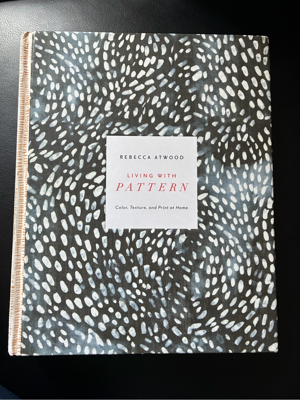 NWT, Black and White Pattern Decorative Coffee Table Book.